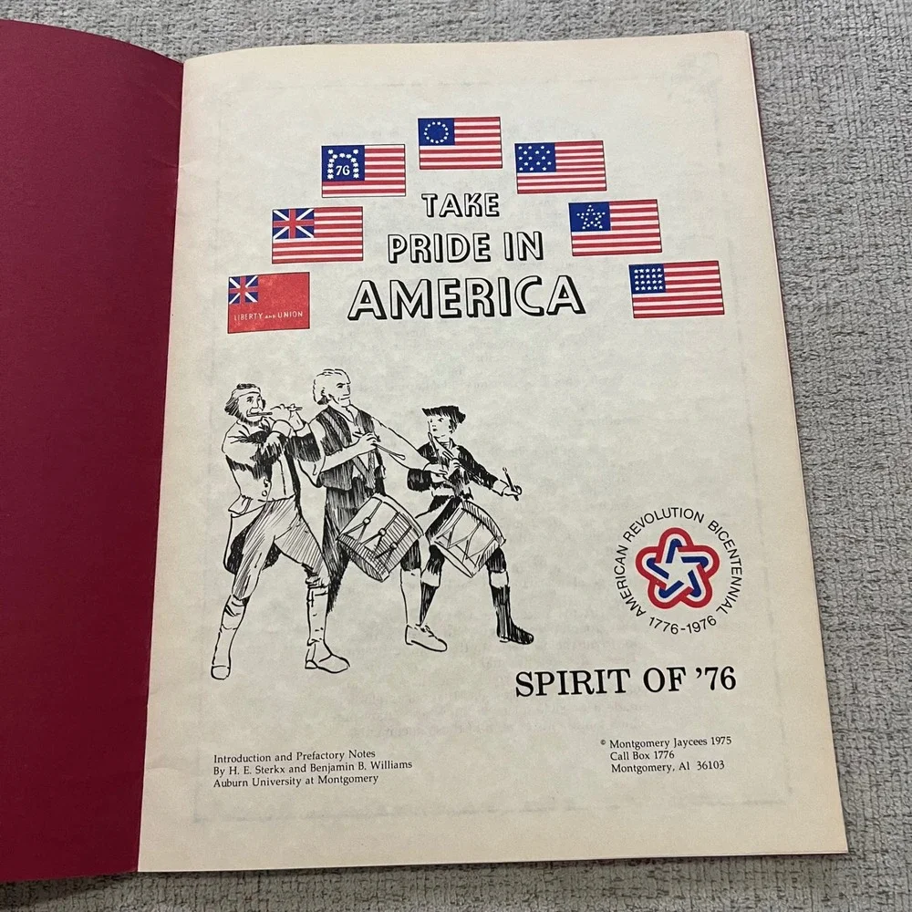 Our American Heritage Take Pride in America Spirit‎ of 76 Bicentennial Book